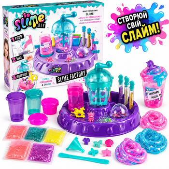 Набір для створення слаймів DIY Slime Factory дитячий набір 6+