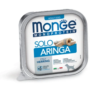 Консервированный корм Monge Dog SOLO 100% - паштет с селедкой для собак 150 г (70014755)