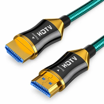 Активный оптоволоконный кабель HDMI 2.2 AOC на 16K/60Hz 96 Гбит/с Stone переходник адаптер (ST-AOC16KA-50M)