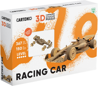 Puzzle 3D Cartonic Samochód wyścigowy 367 elementów (4820191134362)