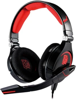 Навушники Thermaltake Cronos HT-CRO008ECBL чорно-червоні