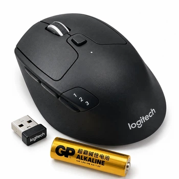 Бездротова миша Logitech M720 Triathlon Multi-Device, Bluetooth + USB Unifying, Black