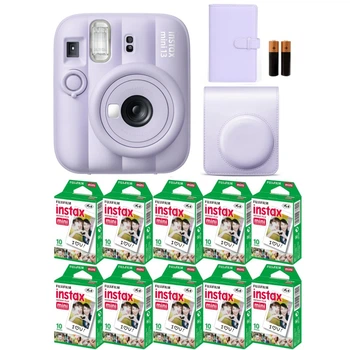 Подарунковий набір Fujifilm Instax Mini 13 Dreamy Purple (Фіолетовий) / Камера + Чохол + Альбом 108 фото + Фотопапір 100 знімків / Summer Set 2026