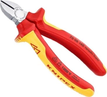 Obcinaki boczne Knipex chromowane 140 mm (4003773040293)