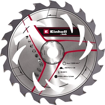 Диск пильный Einhell 20 зубьев 150х16 мм (4009315833590)