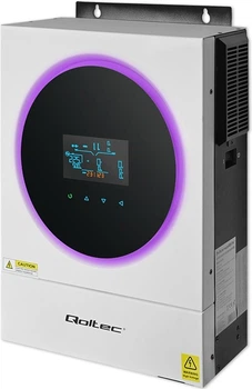 Гибридный инвертор Qoltec 4 кВА / 4 кВт 24 В 1-фазный 53874 (5901878538747)