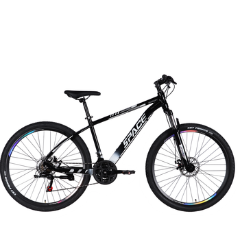 Велосипед AL 27.5" SPACE MERCURY DD FR рама-17" черно-белый 2026