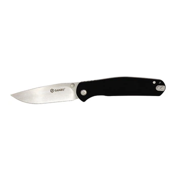 Нож складной туристический Ganzo G6804 (8.9 см) 8CR14 / G10 черный