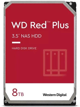 Жорсткий диск WD Red Plus 8TB/3.5/5640/256/S3.0 (WD80EFPX)