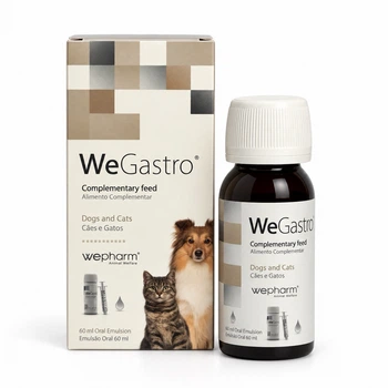 Кормовая добавка WeGastro® (ВиГастро оральная эмульсия 60 мл) 1 мл на 5 кг, для поддержания нормальной функции желудка (5600757920832)