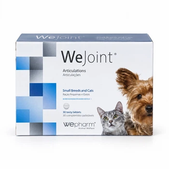 Кормова добавка WeJoint® Small Breed and Cats tasty tablets (хондропротектор 1 таб на 10кг ) для собак дрібних порід і котів для підтримки здоров’я суглобів (5600757920016)