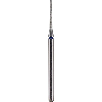 Алмазна фреза(бор) конус скруглений синій 1,2x12mm