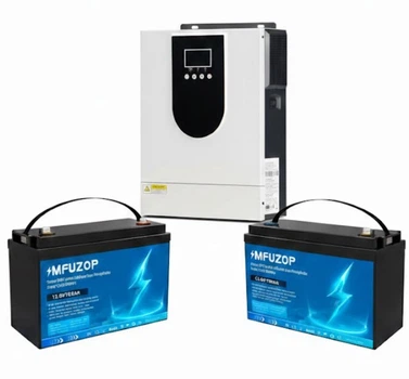 Комплект інвертор No Brand WX1252 i 2 акумулятори LiFePO4 12.8V (2104618905)