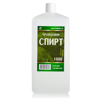 Изопропиловый (пропиловый) спирт SHELL 1 л Фурман
