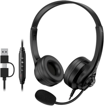 Przewodowy zestaw słuchawkowy USB Genius HS-235U AI (31710036401)