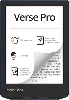 Електронна книга PocketBook Verse Pro (PB634) - Б/У