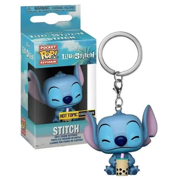 Міні-фігурка брелок Funko Pocket POP! «Ліло і Стіч» — Інопланетянин Стіч із коктейлем Боба