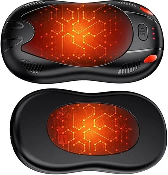Подогреватель для рук FANDLISS 10000mAh двойной, ультратонкий аккумуляторный грелка для рук портативная 2 шт.