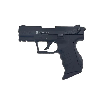 Сигнально-стартовый пистолет BLOW TR-34, 7+1/9 mm (Black/Black Grips) add 1 magazine.
