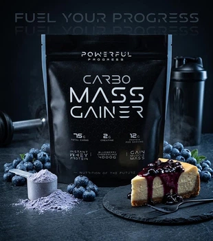 Гейнер CARBO MASS GAINER - 4000 g Чорничний чізкейк