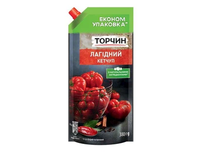 Кетчуп ТОРЧИН Лагідний 380г д/п