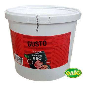 Соус томат Барбекю BBQ відро ХоРеКа Gusto ТМ Оліс вага упаковки 5 кг