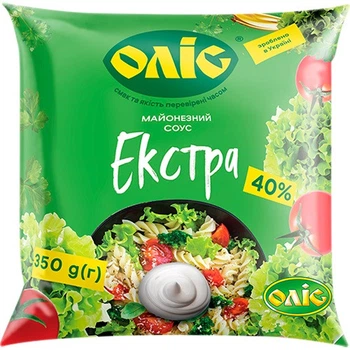 Соус Майонезний Соус Екстра філ пак Оліс ТМ Оліс вага упаковки 350 грам
