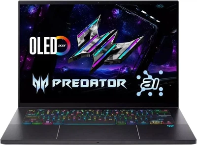 Ноутбук Acer Predator Triton 14 AI PT14-52T-972D (NH.U0GAA.002 + Stylus) Charcoal Black (14,5 / OLED touch / 2880x1800 / 120Hz / Intel Core Ultra 9-288V / 32GB RAM / 1TB SSD / RTX 5070 / Windows 11 Home)