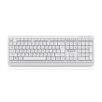 Клавиатура REAL-EL RK-761W Wireless White (EL123100059)