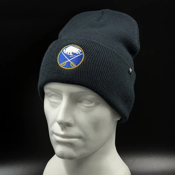 Зимняя синяя шапка 47 Brand Nhl Buffalo Sabres Haymaker H-HYMKR02ACE-NYA