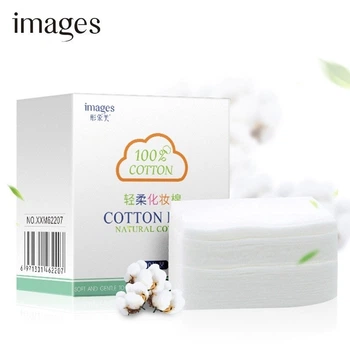 Хлопковые салфетки для снятия макияжа Images Makeup Remover Pads, 100 шт, из 100% хлопка, (E2-04030)