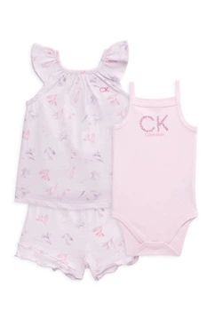 Комплект: боди и шорты Calvin Klein 62-68(см) Розовый (158507)