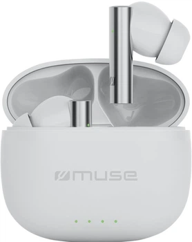 Bezprzewodowe słuchawki Muse M-260 TWS białe