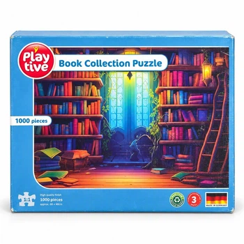 Пазл Playtive Book Collection Puzzle «Книжная коллекция», 1000 элементов, 68 × 48 см