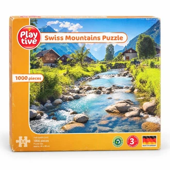 Пазл Playtive Swiss Mountains Puzzle «Швейцарские горы», 1000 элементов, 68 × 48 см