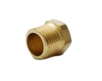Заглушка латунная 1/8" наружная резьба 1122Б