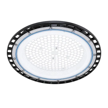 Стельовий промисловий світильник Ritar BHL02-200W, 6500K, 220V. IP65, 30000lm, RA >80, Φ362*35 мм, Black