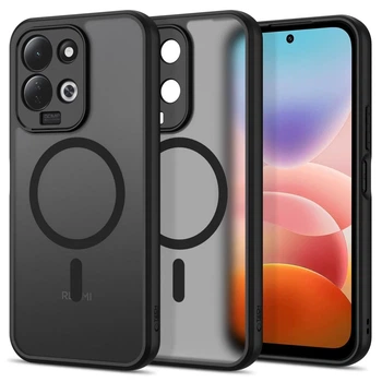 Чехол Tech-Protect Magmat для Xiaomi Redmi 17 5G | 4G Matte Black with MagSafe (5906302342815)
