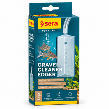 Грунтоочиститель Sera Gravel Washer ручной, треугольный