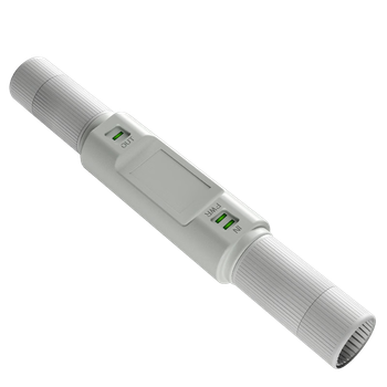 Netcore NS500P POE-підсилювач живлення для камери, 2-портовий 100 Мбіт/с Ethernet-ретранслятор, сумісний з національним стандартним POE-комутатором, 1 вхід, 1 вихід, блок живлення не потрібен