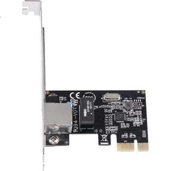 Сетевая карта MOGE PCIEx1 Gigabit, MC2246, с автоматической адаптацией скорости между 100 Мбит/с и 1000 Мбит/с, плата расширения для настольных компьютеров.