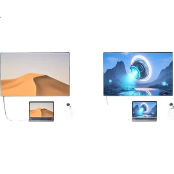 Конвертер Lenovo HDMI-VGA, відеоадаптер високої чіткості, для настільних комп'ютерів, ноутбуків, телевізійних приставок, PS5, підключення до телевізорів, моніторів, автомобільних проекторів