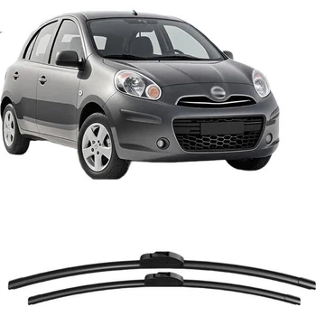 Склоочисники Aoye для моделей Nissan Sunny 2011-2016/2010-2015, безкінечний дизайн, комплект з 1 пари, 21 дюйм спереду та 14 дюймів ззаду