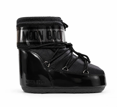Жіночі чоботи зимові Moon Boot Full Black 39-41 (універсальний) Чорний