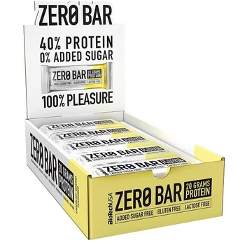 Заменители питания BioTech USA Упаковка батончиков ZERO BAR 20 шт Вкус Банан
