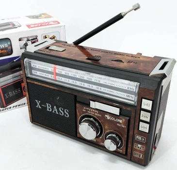 Радиоприёмник портативное радио Golon RX-381 аккумуляторный ретро колонка usb sd