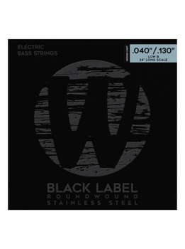Струны для бас-гитары Warwick 40300 Black Label Medium Light 5-String (40-130)