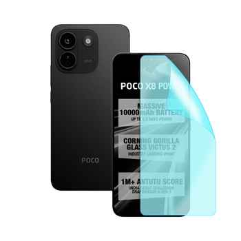Защитная гидрогелевая пленка KitCut Grade D на POCO X8 Power на экран (глянцевая)