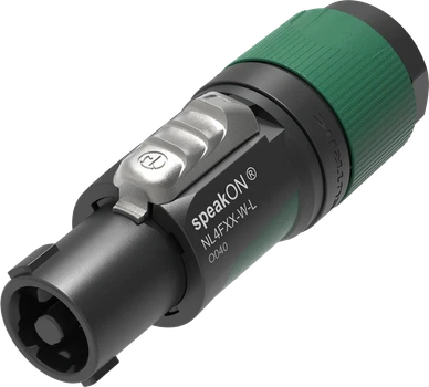 Кабельний роз’єм speakON Neutrik NL4FXX-W-L, 4 контакти