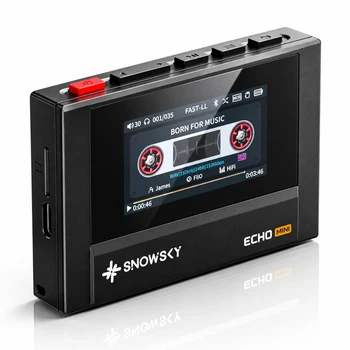 Музичний плеєр FiiO SnowSky Echo Mini 2×ЦАП CS43131 Bluetooth 5.3 8 ГБ